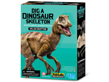 Set za izkopavanje DINOZAVER VELOCIRAPTOR 4m