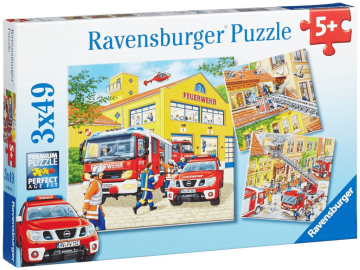 Ravensburger sestavljanka Gasilska brigada 3×49 delna 094011