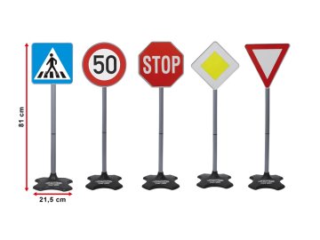 Prometni znaki - set A - 81cm
