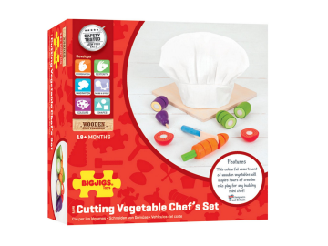 Režemo zelenjavo + kuharska kapa eigrače