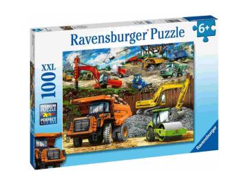 Sestavljanka Gradbena vozila 100XXL Ravensburger