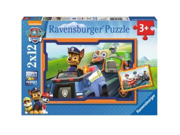 Sestavljanka tačke na patrulji&dirka 2x12 Ravensburger