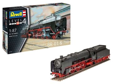 Revell maketa Express Locomotive BR01 & Tender 2’2′ T32