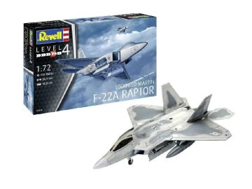 Revell maketa Lockheed Martin F-22A Raptor-150 03858