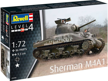 Revell maketa tanka Sherman M4A1 03290