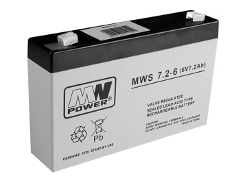 Polnilna svinčena baterija 6V 7,2 Ah