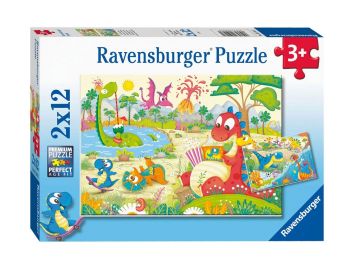 Sestavljanka Moji dino prijatelji 2x12d