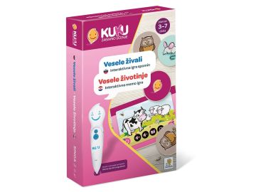 Interaktivna Memo igra Kuku - Vesele živali