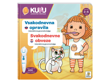 Interaktivna knjiga Kuku - Vsakodnevna opravila (brez pisala)