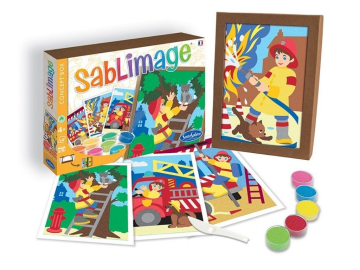 Sablimage barvni pesek - Gasilci eigrace