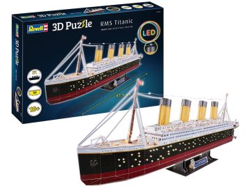 Revell 3D sestavljanka RMS Titanic LED