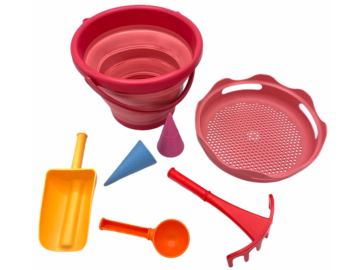 Compactoys Set za pesek 7v1 rdeč igracke24