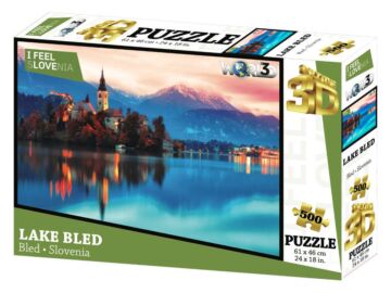 Sestavljanka 3D Bled 500 kosov igracke24