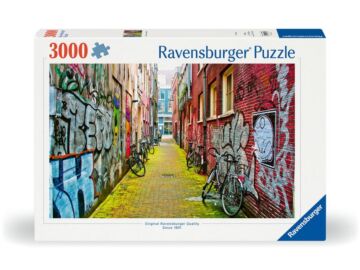 Sestavljanka Ulična umetnost v Amsterdamu 3000d igracke24