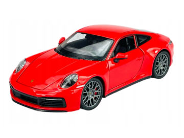 Kovinski avtomobil Porsche 911 Carrera 4S - rdeč igracke24
