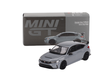 Mini GT Honda Civic Type R Sonic Gray Pearl eigrace