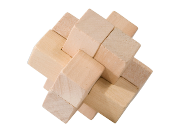 Fridolin IQ-test Mini Puzzle - križ 17456 igracke24