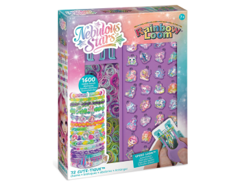 Nebulous Stars set zapestnic z obeski - Rainbow loom eigrace