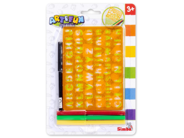 A&F Risalne šablone s flomastri igracke24