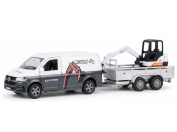 Kids Globe VW Transporter s prikolico igracke24