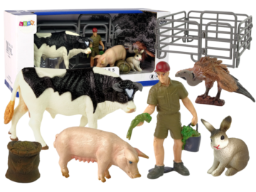 Set kmetijskih figur z ograjo igracke24
