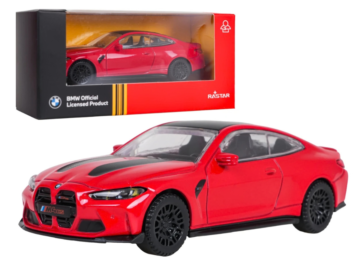 Rastar kovinski avtomobil BMW M4 CS rdeč 1:43 igracke24
